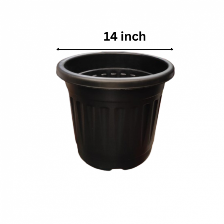 14 inch Black Pot